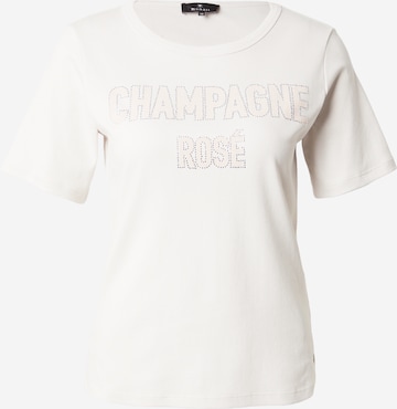 T-shirt monari en beige : devant