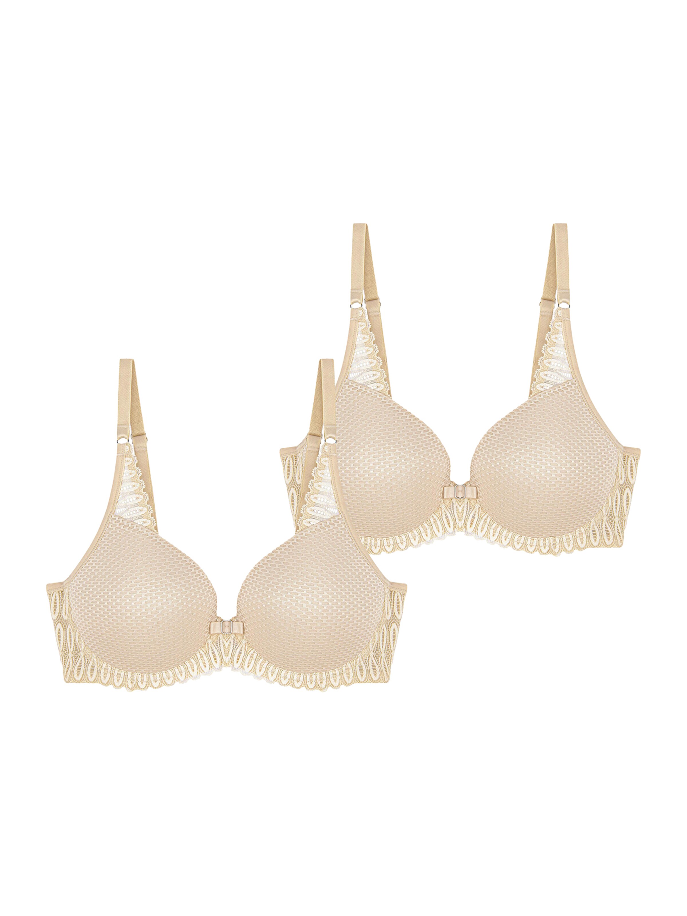 Invisible Soutien-gorge ' Aura Spotlight ' TRIUMPH en beige : devant