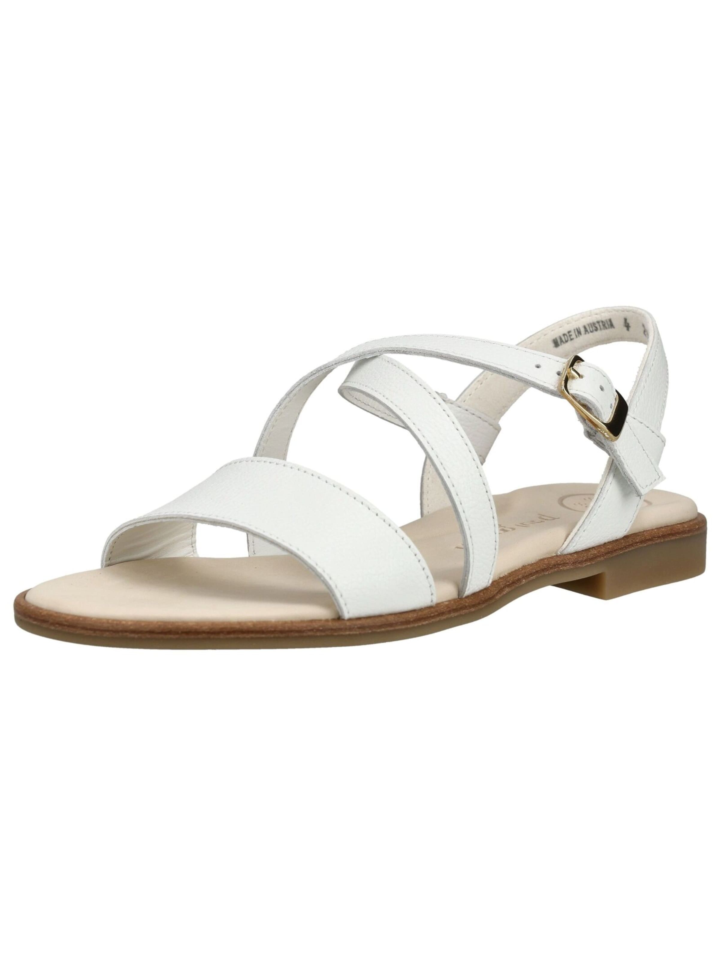 Sandalo con cinturino di Paul Green in bianco: frontale