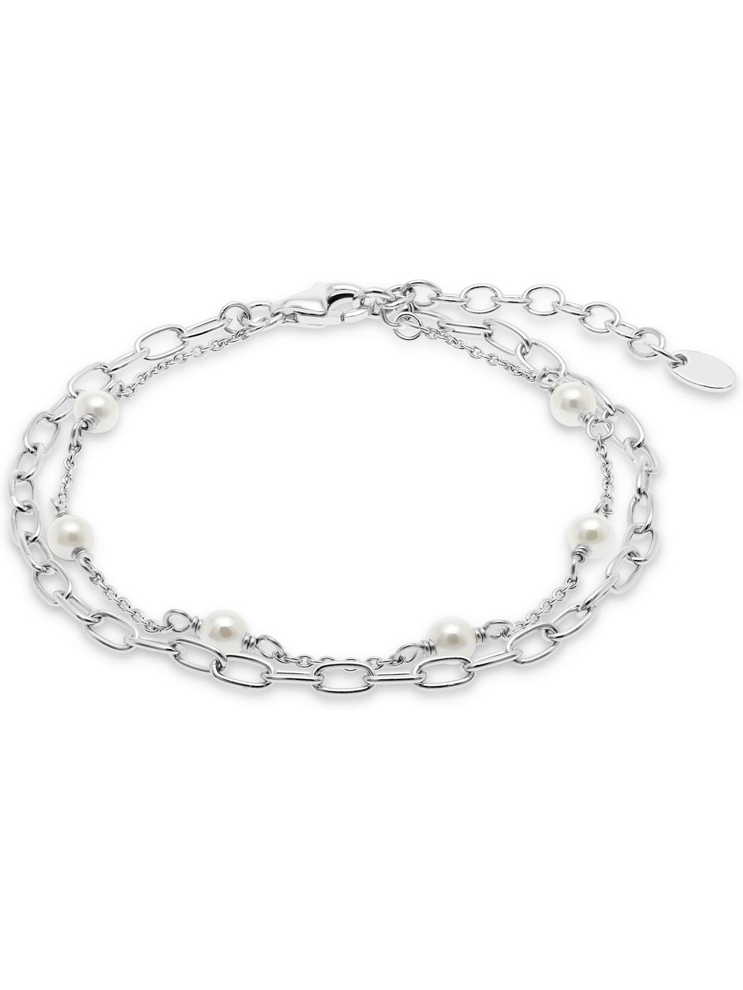 CHRIST Armband in Silber: Vorderseite