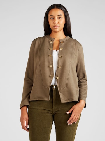 ONLY Carmakoma Blazer 'NETTE' in Green: front