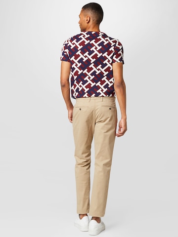 TOMMY HILFIGER - Regular Calças chino 'Denton' em bege