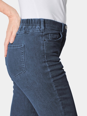 Goldner Slimfit Jeans in Blau