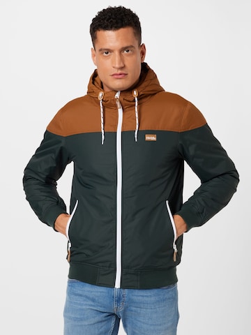 Iriedaily Between-season jacket in Brown: front