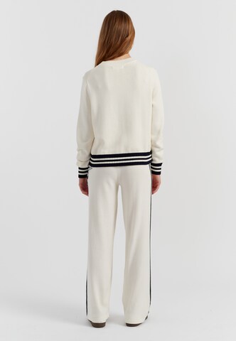 Chinti & Parker Trui 'Snoopy Varsity' in Beige