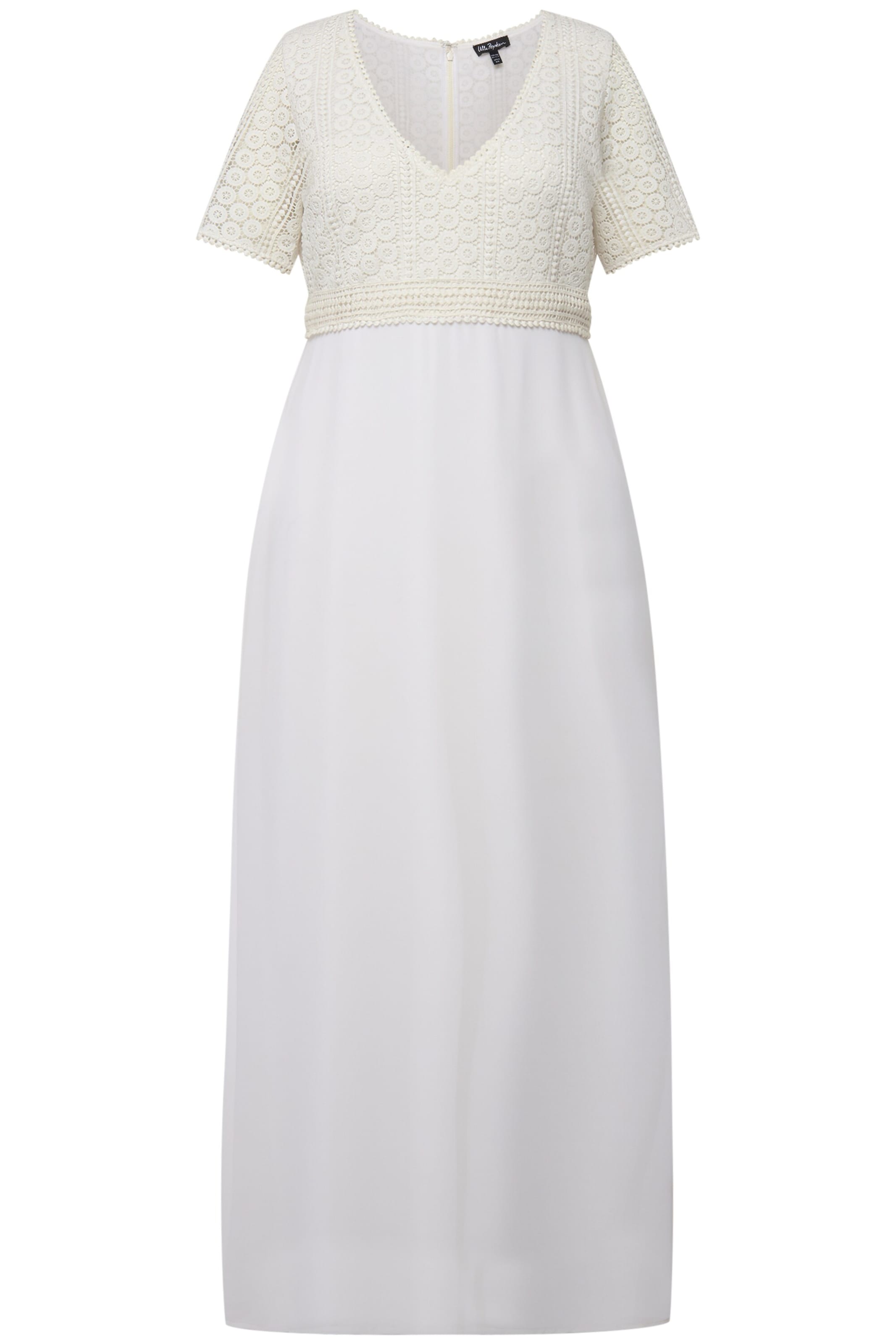 Ulla Popken Dress in White: front