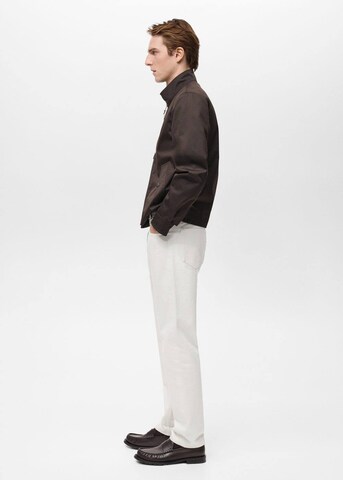 MANGO MAN Tapered Jeans 'Pola' in White