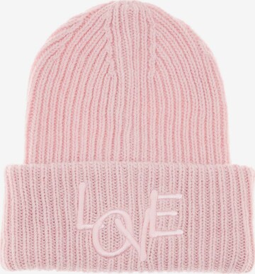 Zwillingsherz Beanie in Pink