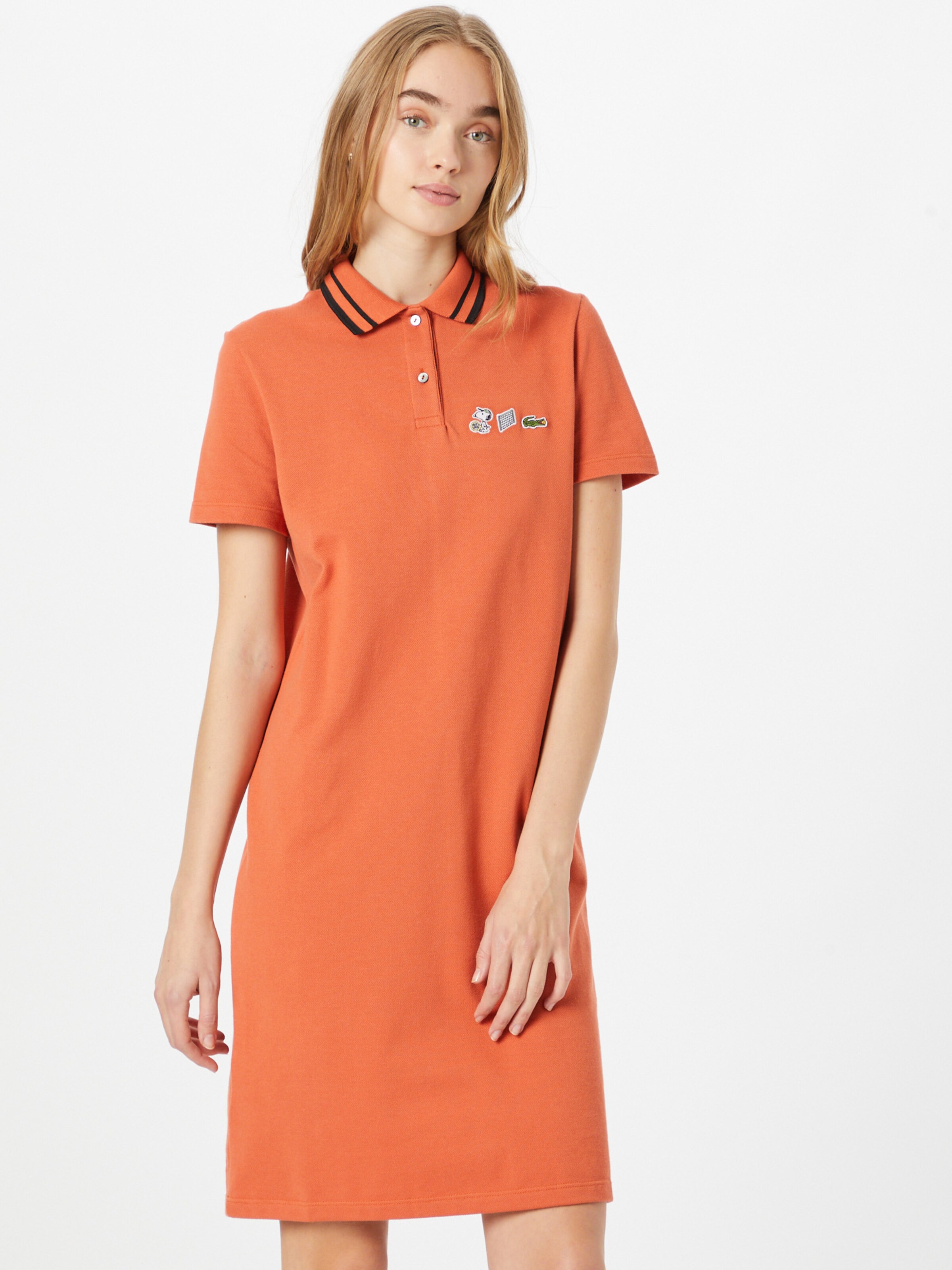 robe lacoste orange