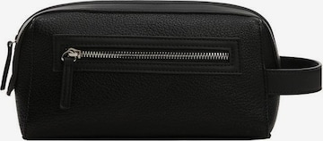 MANGO MAN Toiletry Bag in Black: front