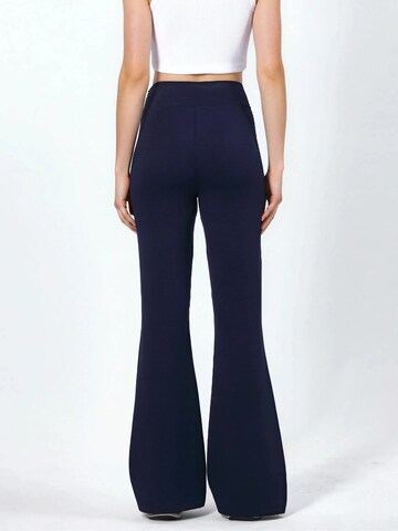 Hiccup - Flared Leggings em azul