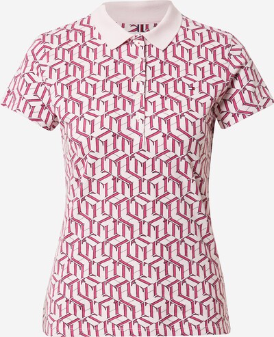 TOMMY HILFIGER Majica u trešnja crvena / crna / bijela, Pregled proizvoda