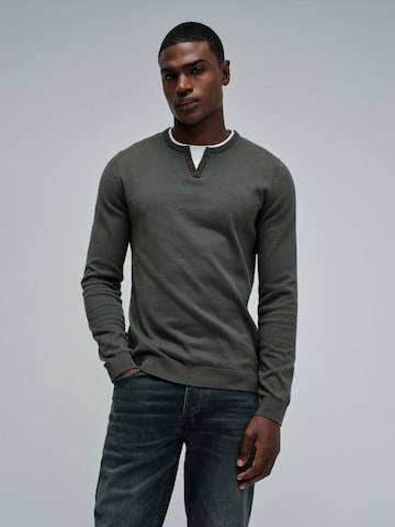 Pull-over Salsa Jeans en vert : devant