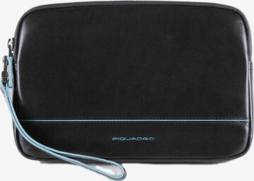 Poche ventrale Piquadro en noir : devant