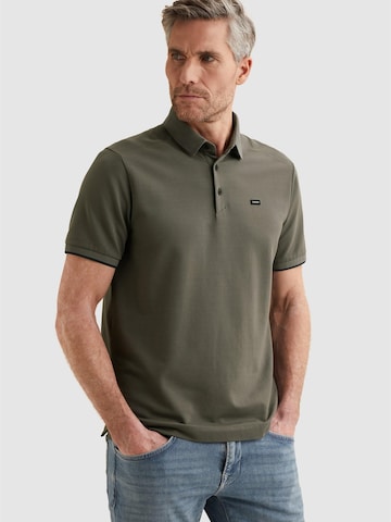 Maglietta 'Polo shirt in piqué blend' di VANGUARD in verde: frontale