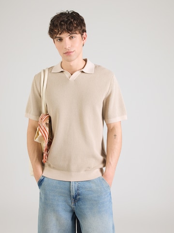 Jack & Jones Premium - Jersey 'JPRBLAPRESTON' en beige: frente