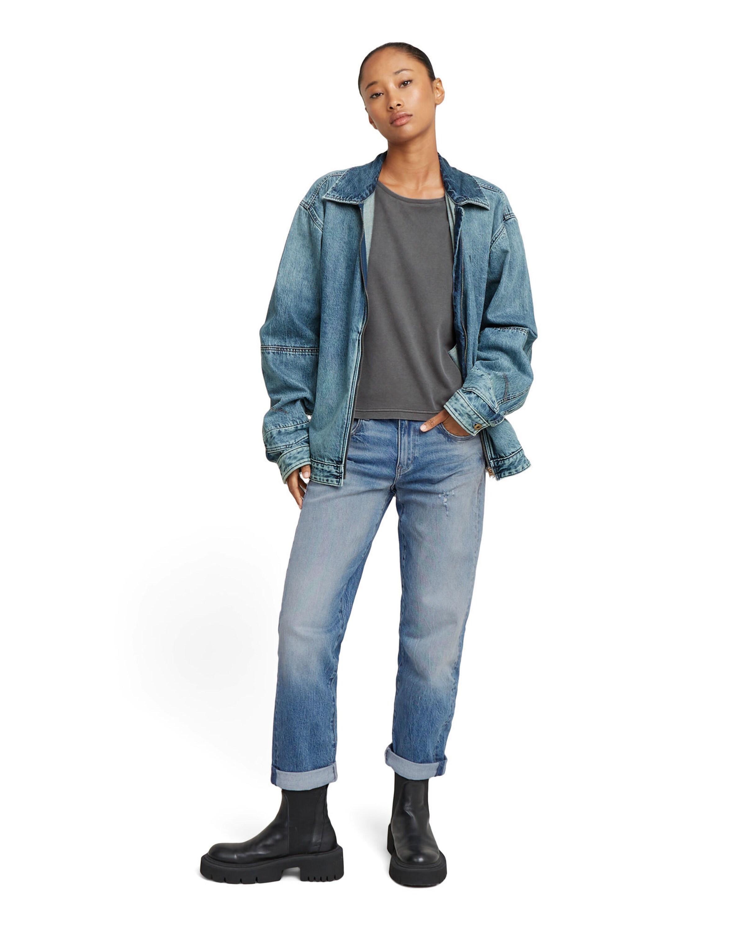 G-STAR Regular Jeans 'Kate' in Blauw