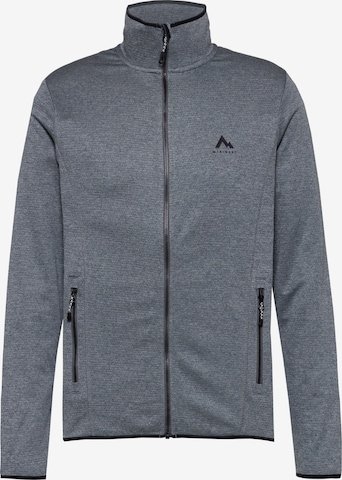 MCKINLEY Athletic Fleece Jacket 'Roto IV' in Grey: front