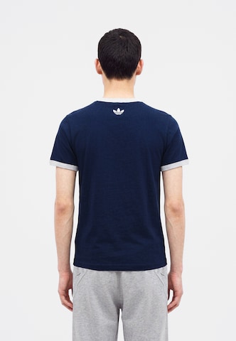 ADIDAS ORIGINALS Тениска 'RINGER' в синьо