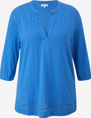 s.Oliver Blouse in Blauw: voorkant