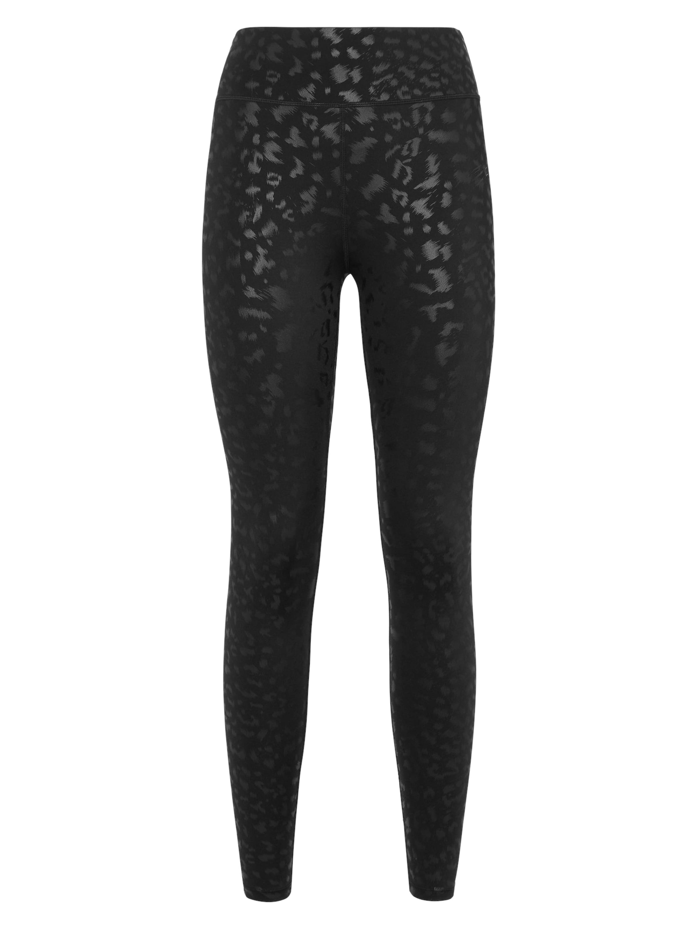 Plein Sport - Skinny Pantalón deportivo en negro: frente