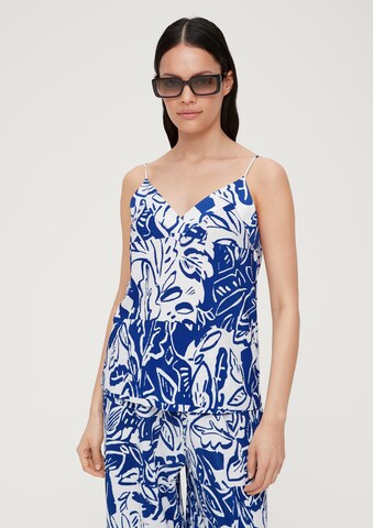 s.Oliver Top in Blau: Vorderseite
