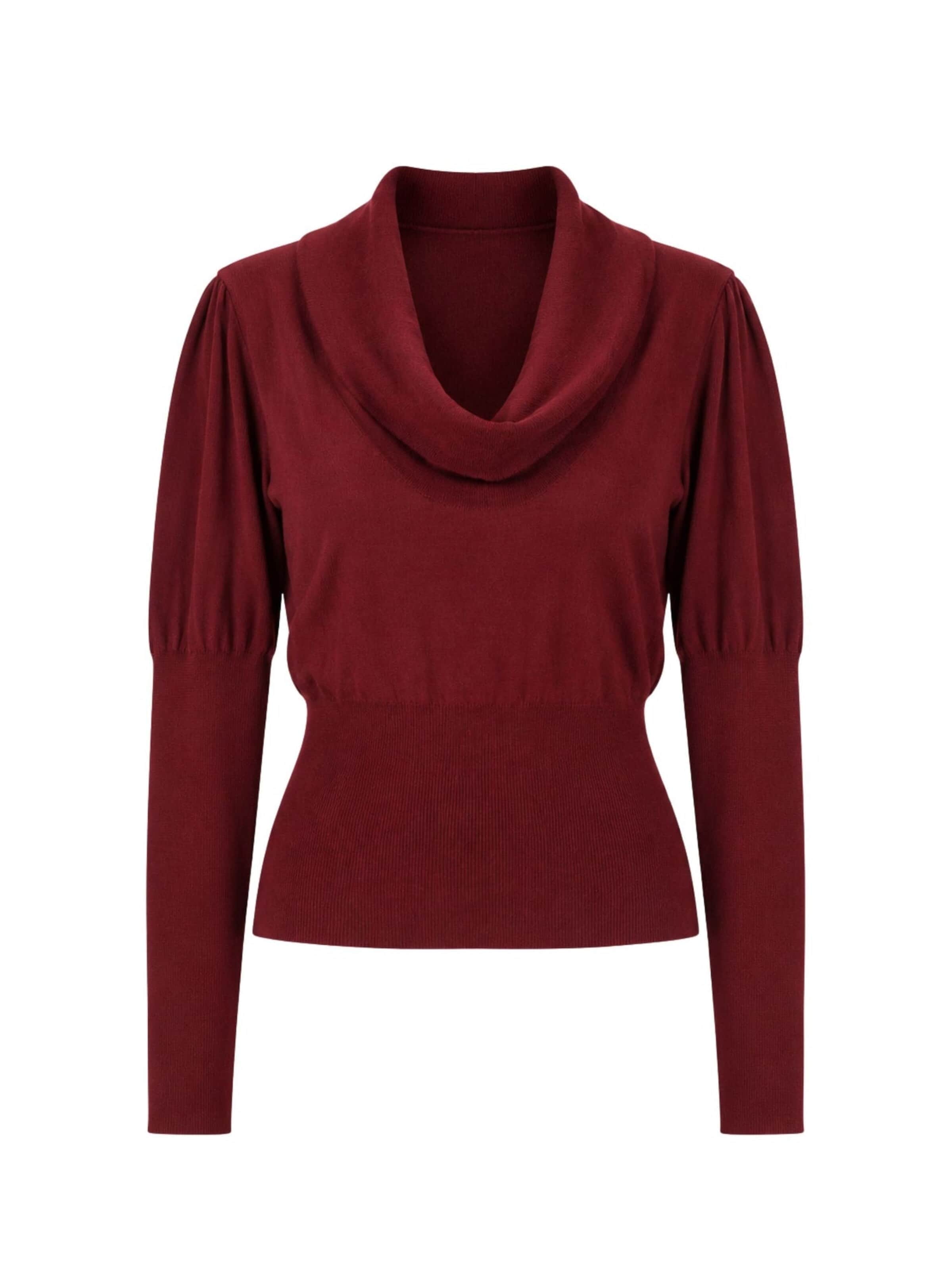 Twinset Sweater 'Pure wool cowl neck sweater' in Red: front