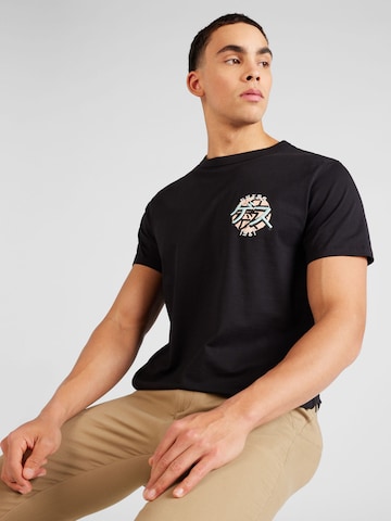 GUESS Shirt 'CALIFORNIA DRAGON' in Zwart