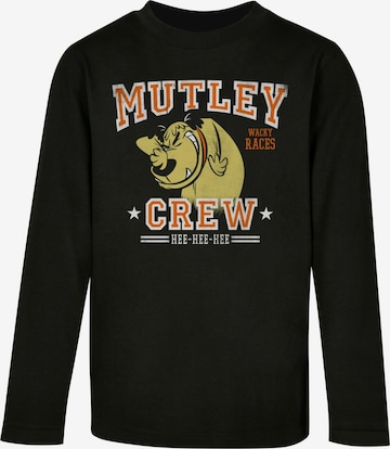 ABSOLUTE CULT Shirt 'Wacky Races - Mutley Crew' in Zwart: voorkant