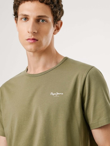 T-Shirt 'Original Basic 3N' Pepe Jeans en vert