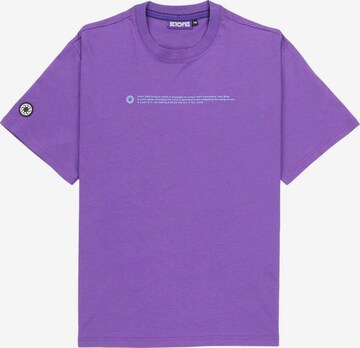 T-Shirt Octopus en violet : devant