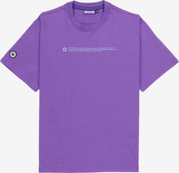 T-Shirt Octopus en violet : devant