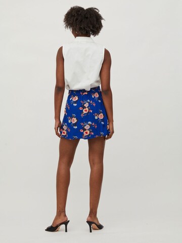 Vila Petite Skirt 'Mesa' in Blue