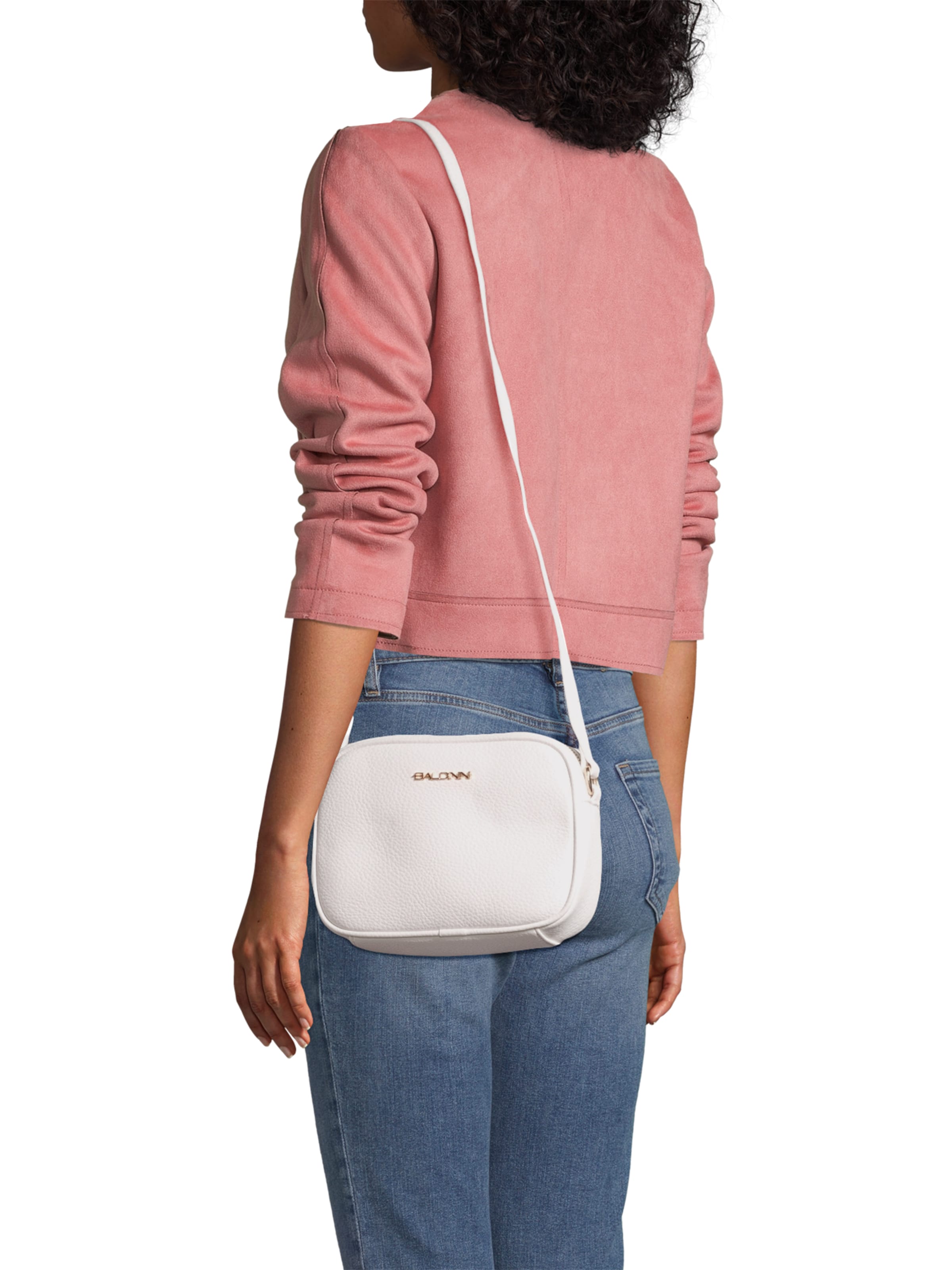 BALDININI Umhängetasche 'Tracy 001' in Weiß: Vorderseite