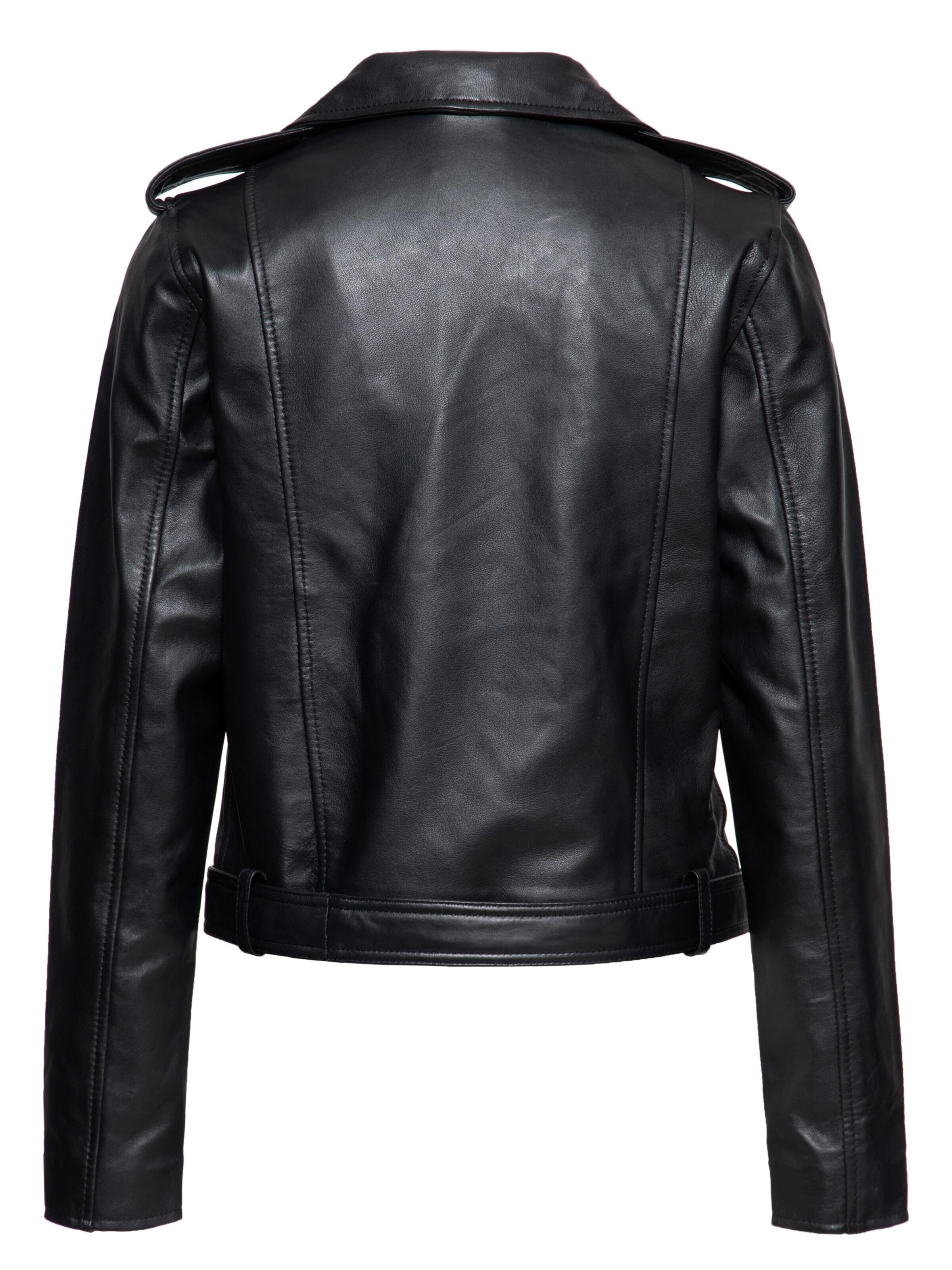 Queen Kerosin Übergangsjacke 'Marlon'‌‌‌ in Schwarz