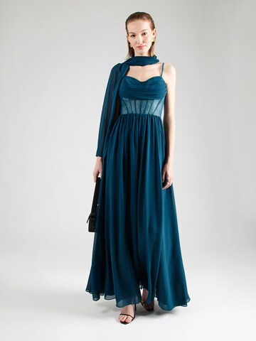 mascara Evening Dress in Green