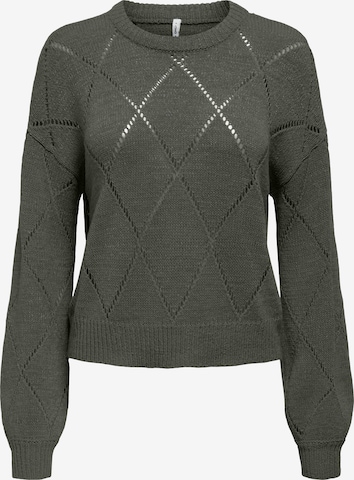 ONLY Pullover 'ONLGeenas' in Grau: Vorderseite