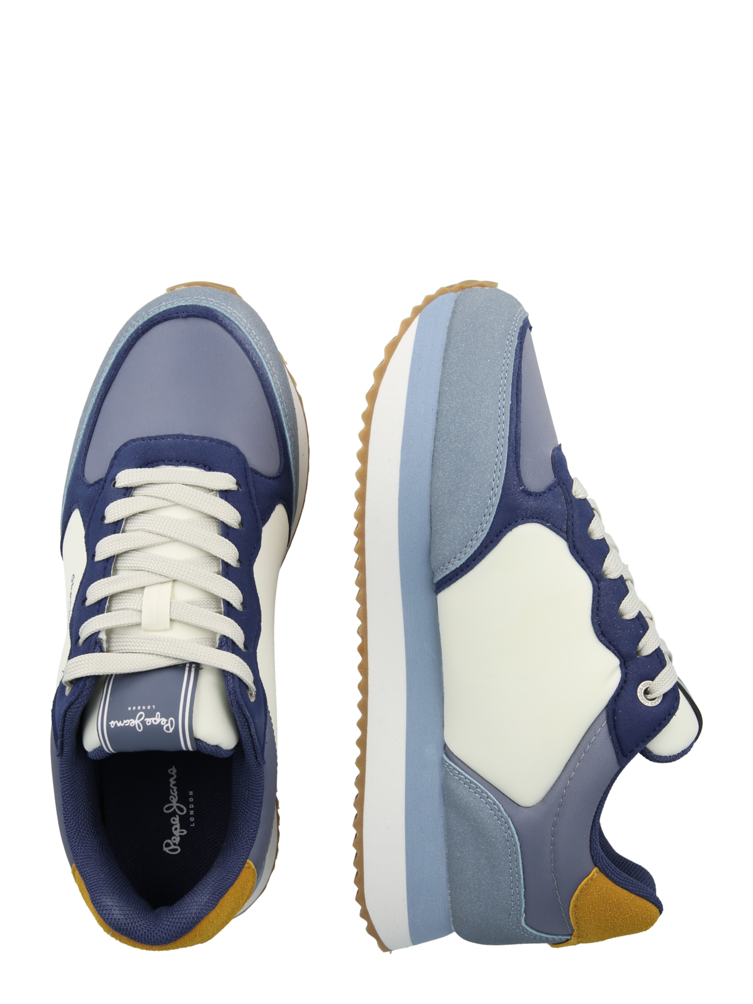 Pepe JeansNiske tenisice - plava boja: bočni dio