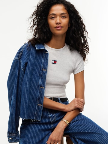 Tommy Jeans Majica | siva barva