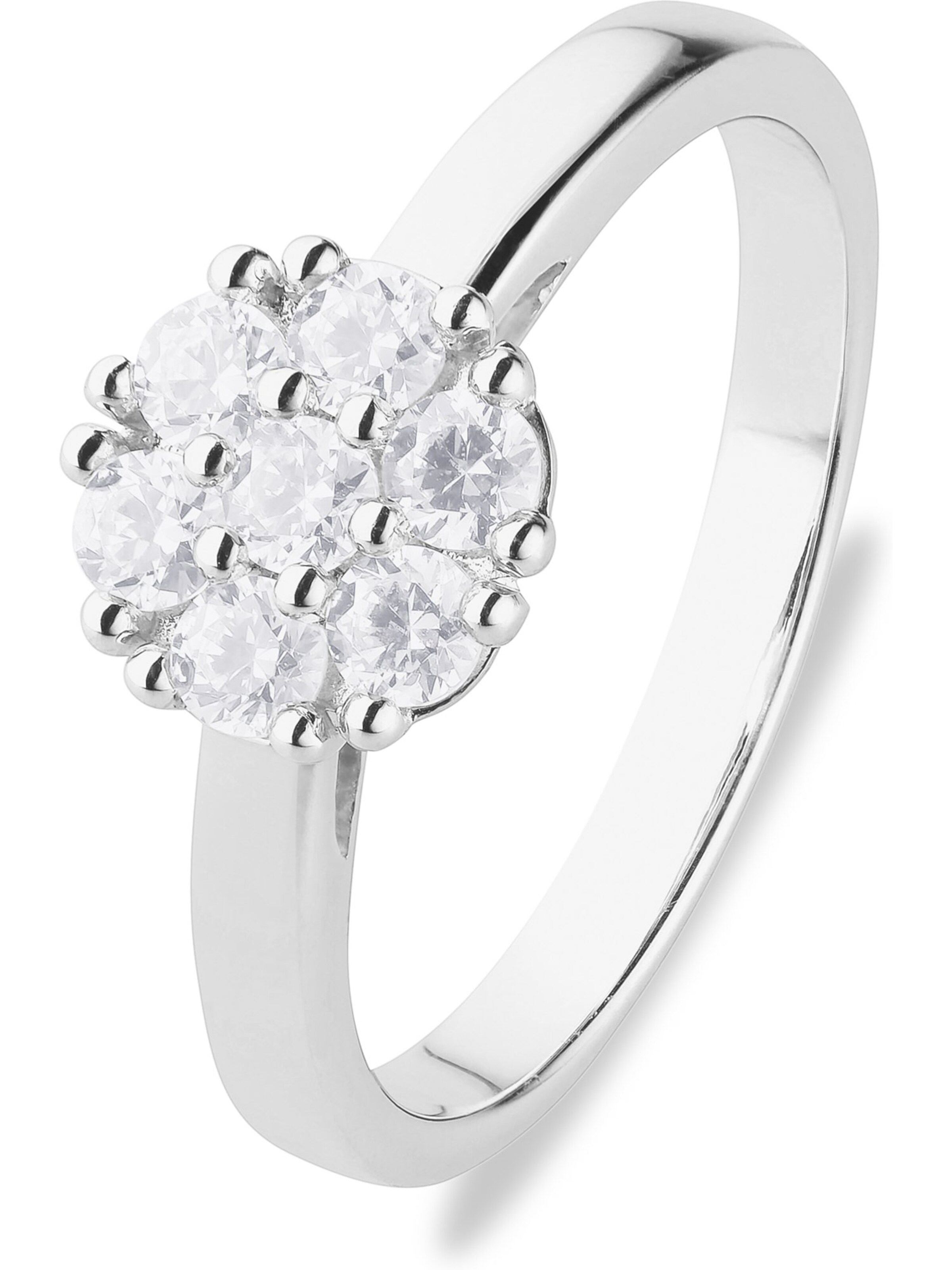 CHRIST Ring in White: front