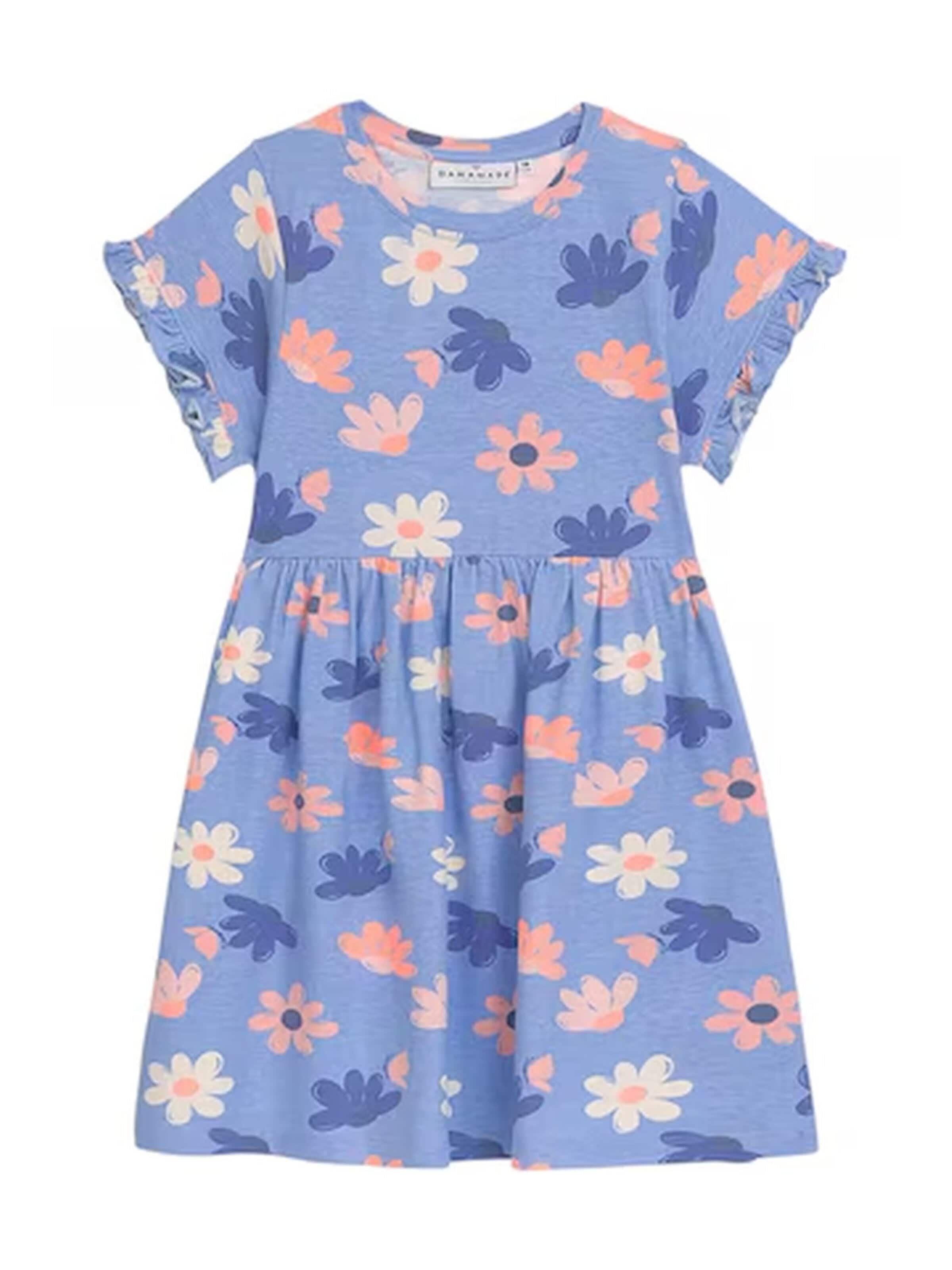 Danamade Kleid 'Delly' in Blau: Vorderseite