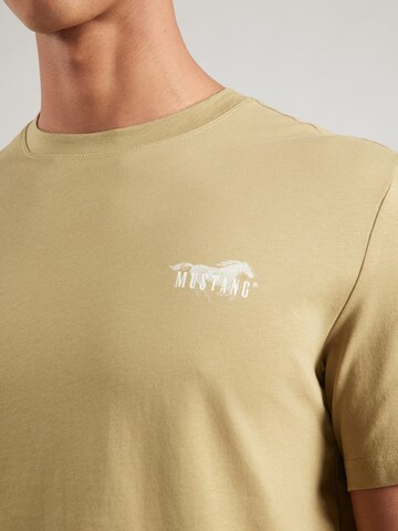 T-Shirt 'Austin' MUSTANG en vert