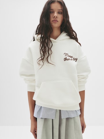Pull&Bear Collegepaita 'PACIFIC' värissä valkoinen