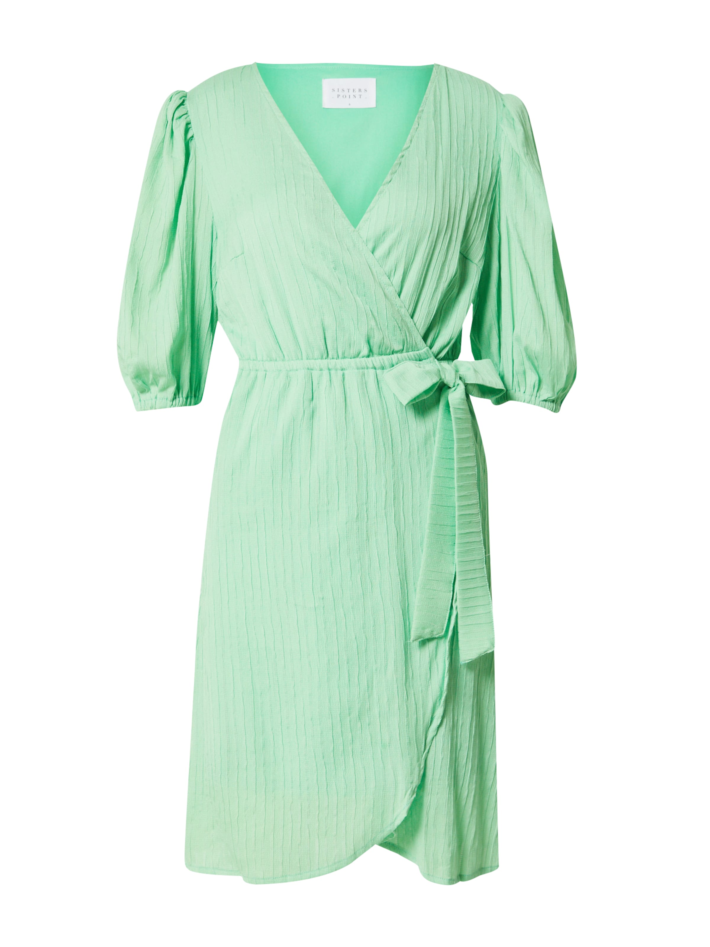 SISTERS POINT Jurk 'VIONNA' in Groen: voorkant