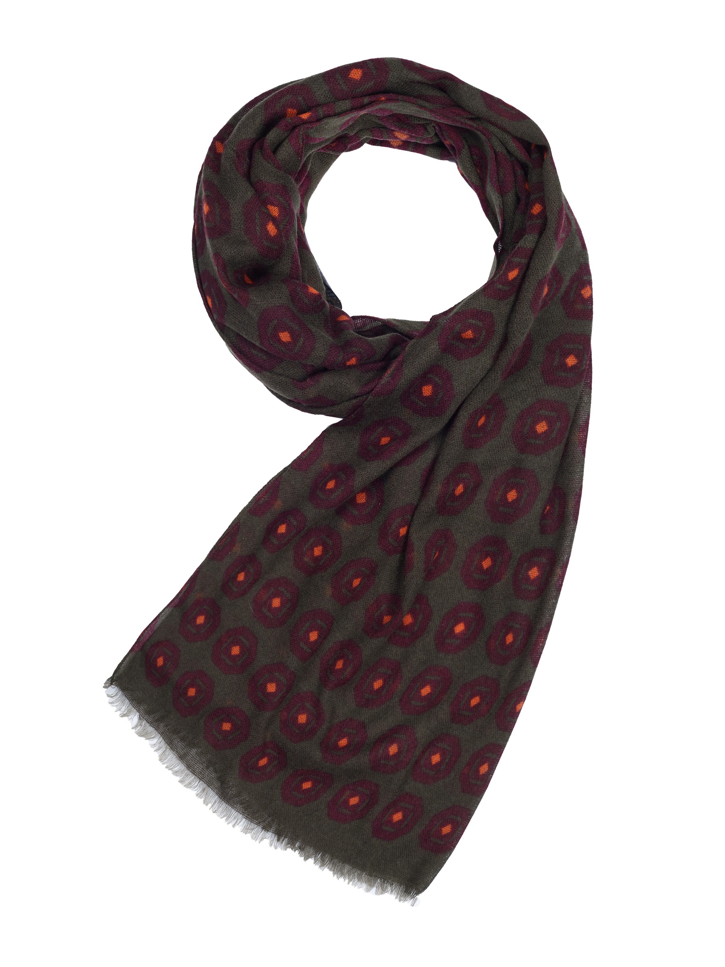 ARMANI Scarf in Green: front
