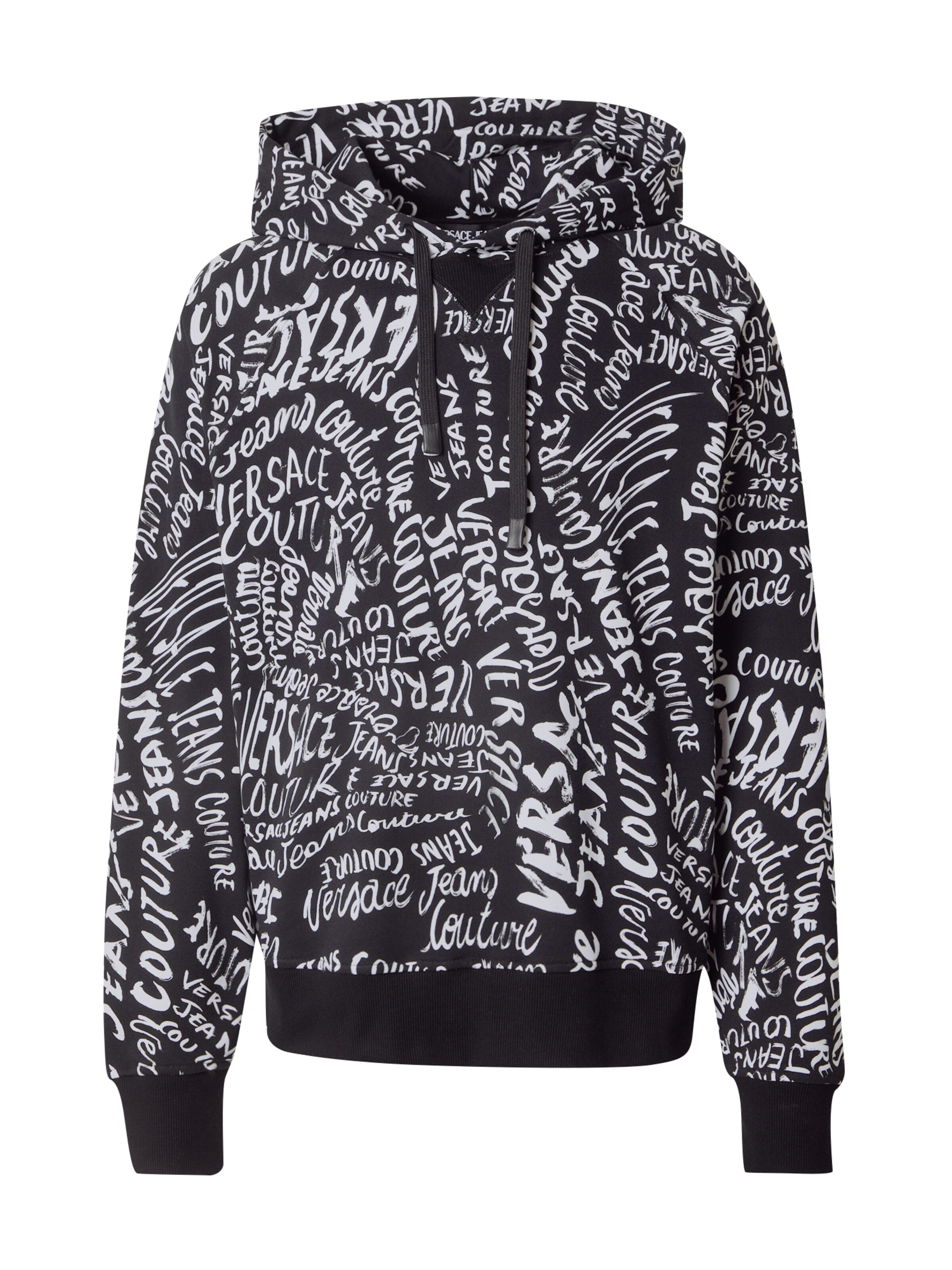 Versace Jeans Couture Суичър в черно: отпред