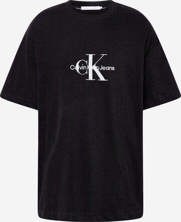 T-Shirt 'ARCHIVAL' Calvin Klein Jeans en noir : devant