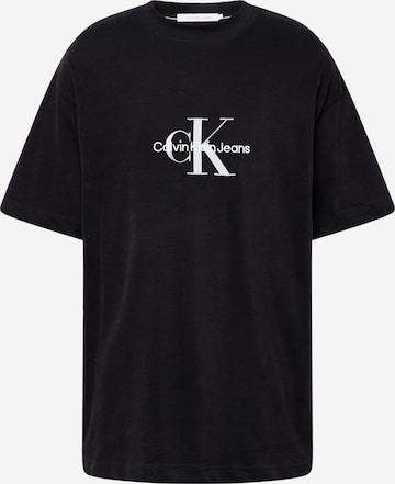 T-Shirt 'ARCHIVAL' Calvin Klein Jeans en noir : devant