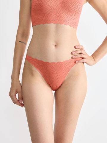 SLOGGI - Tanga ' ZERO Feel Bliss String ' em laranja: frente