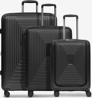 Redolz Suitcase Set 'Essentials' in Black: front